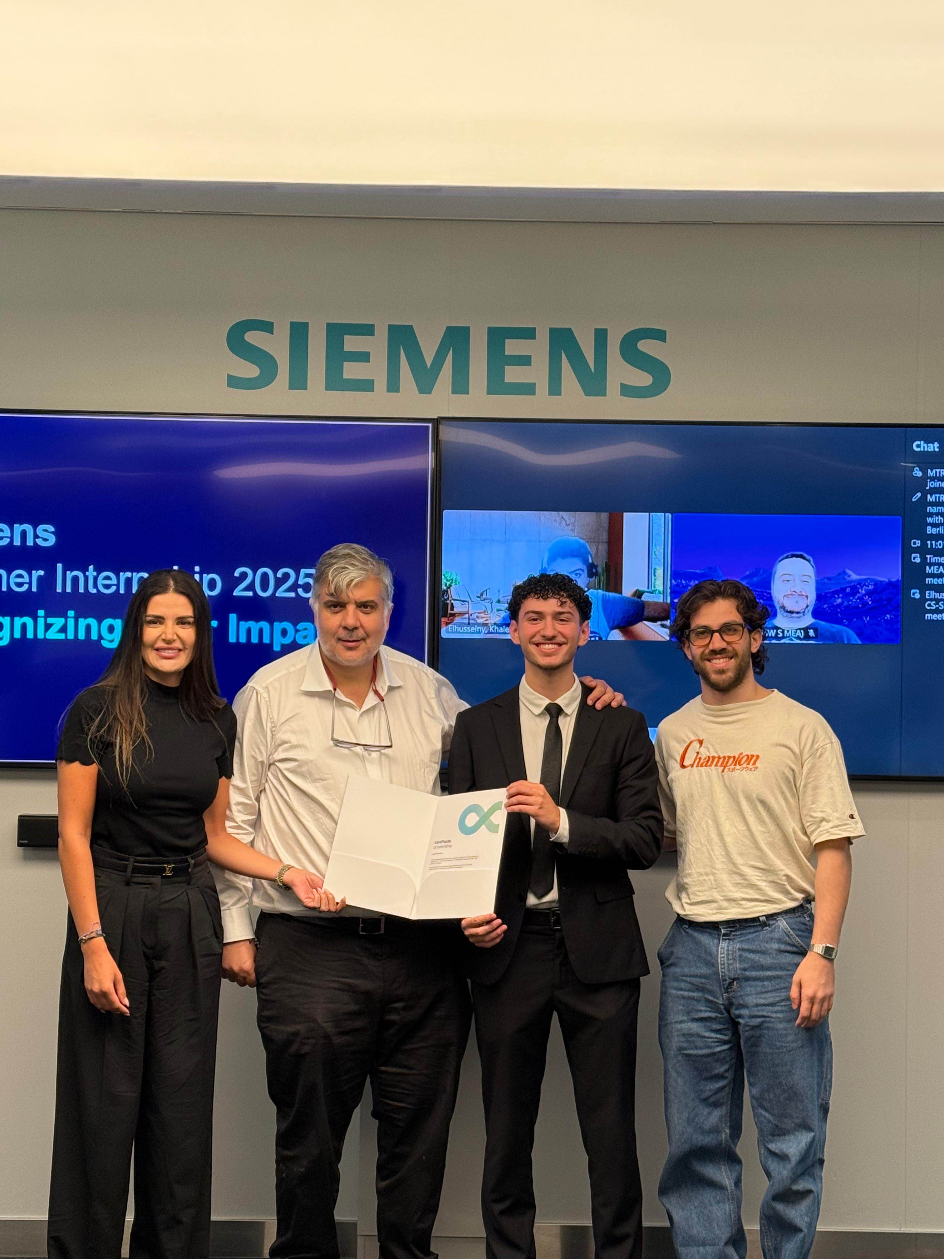 Presenting at Siemens